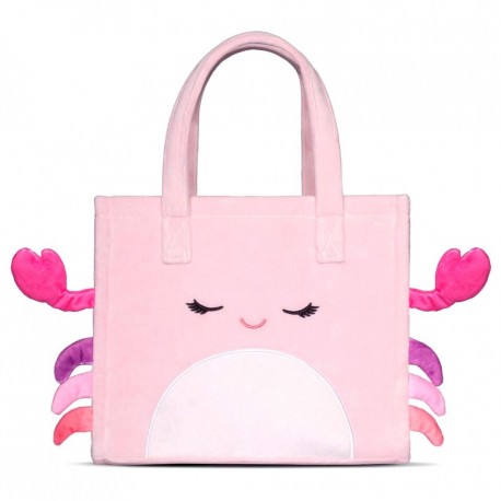 Bolsa de pelúcia rosa Cailey Squishmallows com bordado