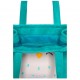 Bolsa de peluche Winston Squishmallows turquesa com bordado