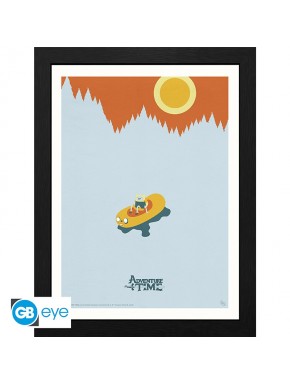 Lámina enmarcada de Hora de Aventuras, Finn y Jake