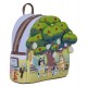Mochila Mini Bluey con diseño de árboles y personajes