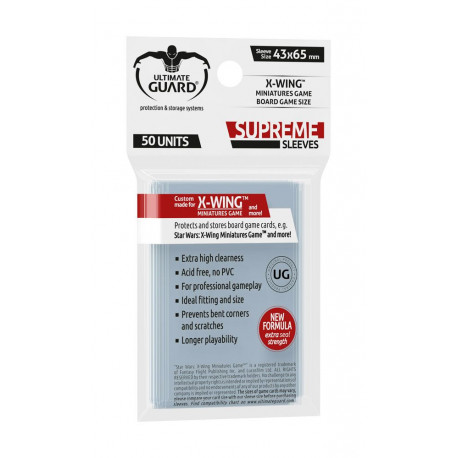50 Fundas de cartas X-Wing Supreme Ultimate Guard