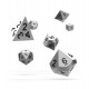Set de Dados de metal plateados mercury Oakie Doakie