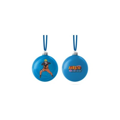Bola de Navidad azul de Naruto con diseño oficial