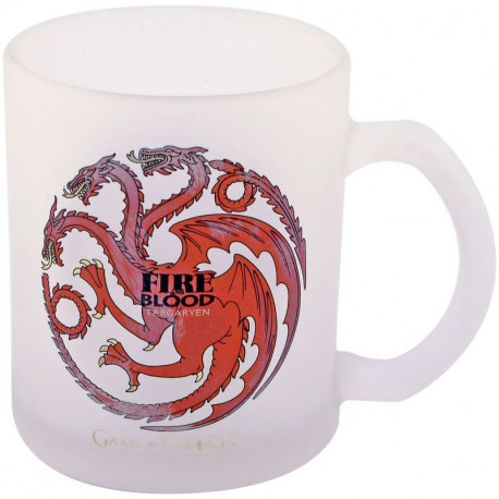 Mug Game of Thrones Targaryen translucide