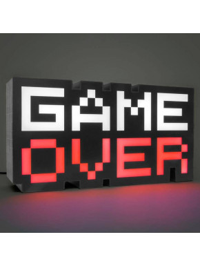 Lámpara Game Over pixel retrogaming