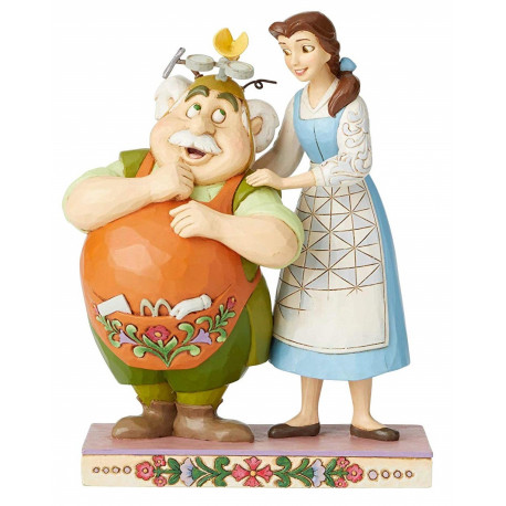 Figura Disney Bella & Maurice Jim Shore