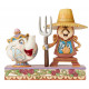 Figura Disney Mrs. Potts & Ding Dong la bella e La Bestia Jim Shore