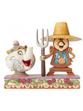 Figure Disney Mme Potts & Ding Dong la belle et La Bête Jim Shore