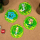Set de 4 sous-verres 3D Rick et Morty Portail