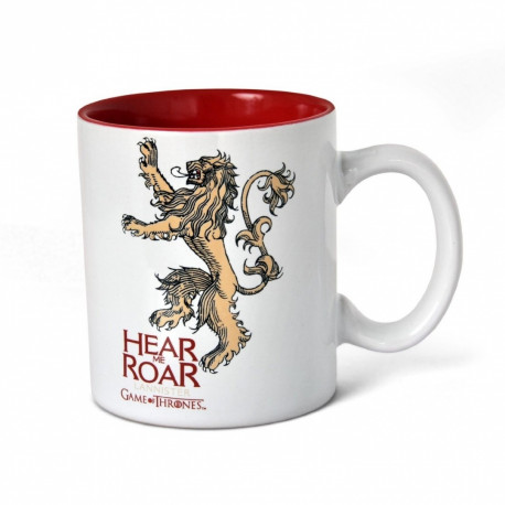 Taza desyuno Lannister blanco y rojo