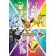 Affiche Eevee Évolution Pokemon 61 x 91 cm