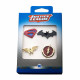 Ensemble de Broches de Luxe de la Justice League de DC Comics