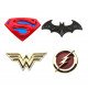 Ensemble de Broches de Luxe de la Justice League de DC Comics