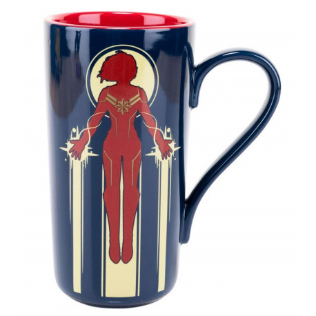 Taza Latte Capitana Marvel