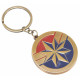 Llavero metalico logo Capitana Marvel