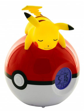 Reloj Despertador Lámpara LED Pikachu DormidoPokemon