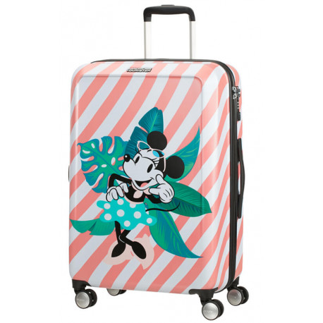 Valigia 4 Ruote Minnie in Vacanza a Miami Disney American Tourister 67 cm