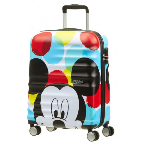 Maleta 4 Ruedas Mickey Close-Up Disney American Tourister 55 cm