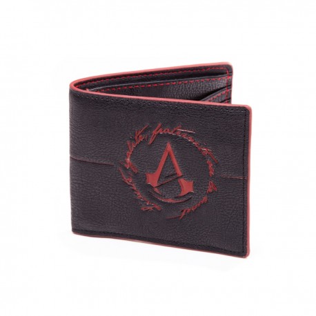 Portefeuille Assassin's Creed Unity logo en rouge