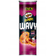 Pringles Wavy Dulces & Ácidas BBQ lata 137g