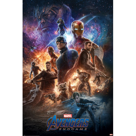 Affiche de Avengers Finale de Marvel 61 x 91 cm