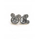 Boucles d'oreille en argent et Zircons Mickey Mouse Disney DIS19052103