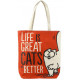 Sac en coton Simon's Cat Life