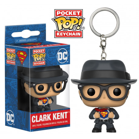 Chaveiro mini Funko Pop Clark Kent Superman DC