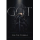 Póster de Jon Snow en el Trono de Hierro de Juego de Tronos