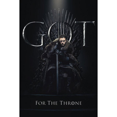 Affiche de Jon Snow sur le Trône de Fer de Game of Thrones