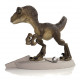 Minifigura Jurassic Park Velociraptor Iron Studios 13 cm