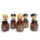 Set 5 mini Huchas Attack on Titan