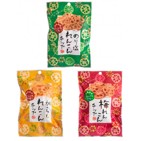 Pack Snacks in the Root of Lotus flavor Heu, Mustard and Nori