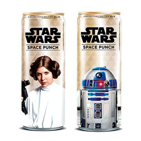 Pack refrescos Star Wars Space Punch Leia y R2-D2