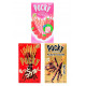 Pack 3 Pocky Sabor Fresa, Chocolate y Chocolate Almond Crush