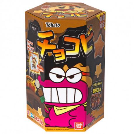 Snack barbacoa de Shin Chan con sticker oficial