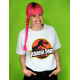 Camiseta gris de Jurassic Park clásico