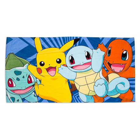 toalha oficial Pokémon Catch com design exclusivo