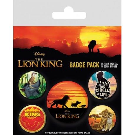 Pack of 5 Sheets The Lion King Disney