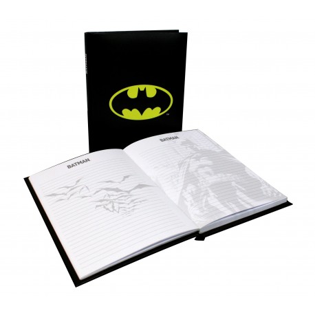 Livre avec la lumière de Batman