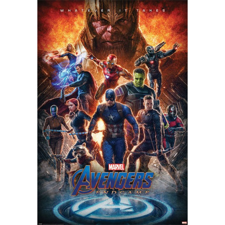 Poster di Avengers Finale di partita Qualunque Esso Marvel 61 x 91 cm