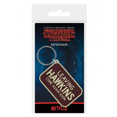Llavero de Stranger Things Leaving Hawkings