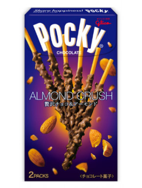 Pocky Snack de Chocolate Almond Crush