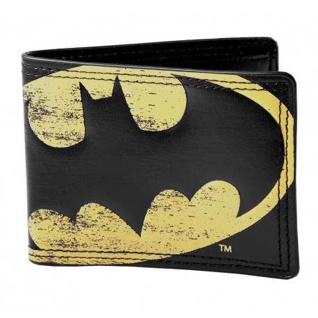 Cartera monedero Batman logo vintage