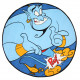 Toalla Redonda Genio Aladdin Disney