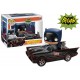 Funko Pop Batman and Batmobile retro