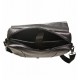 Shoulder bag leather Batman logo black