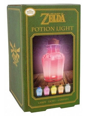 Lámpara Zelda Poción multicolor