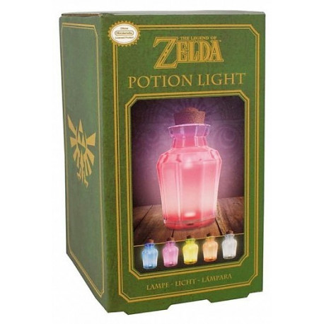 Lámpara Zelda Poción multicolor