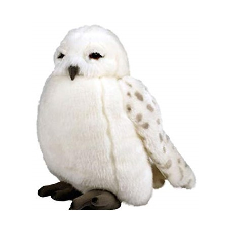Peluche marionnette à main Hedwig avec son